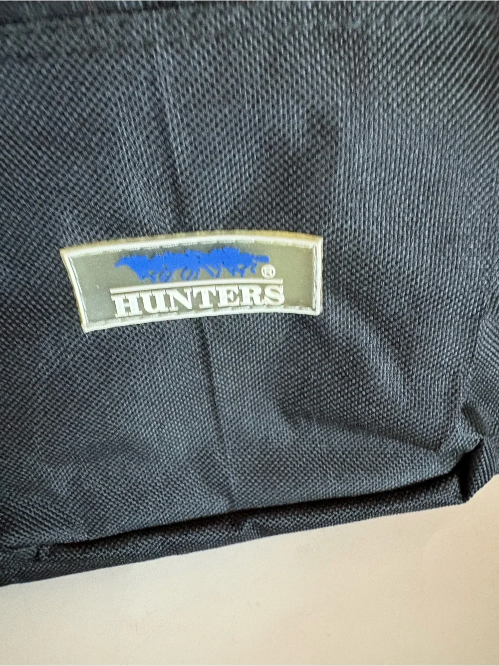 Hunter Black overnight Bag with Brown Accent Tabs